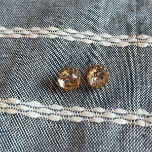 Stella and Dot Pink and Gold Studs